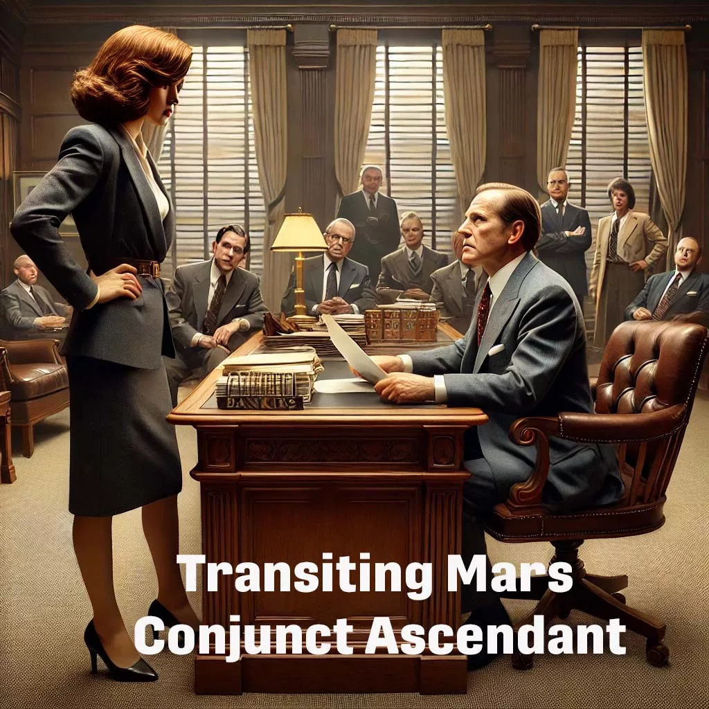 Transiting Mars Conjunct Ascendant